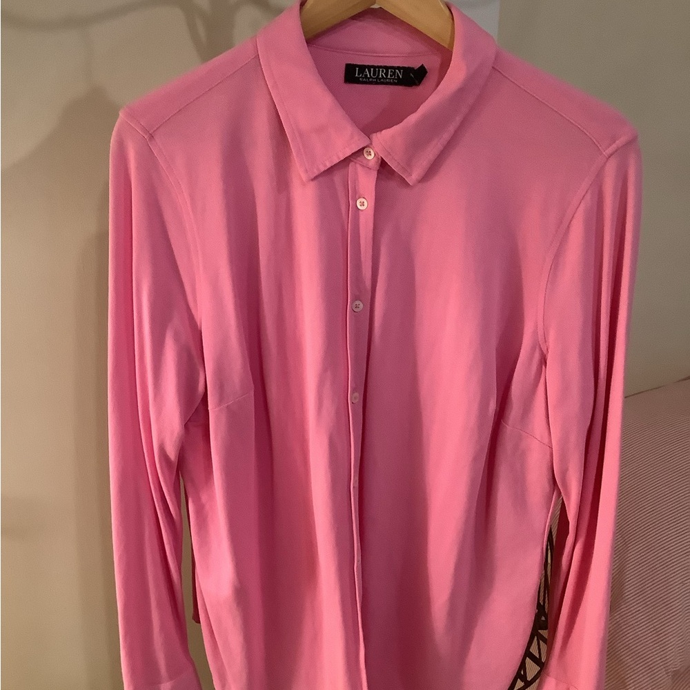 Lauren Pink Long Sleeve Shirt